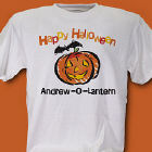 Jack-O-Lantern Halloween Personalized T-shirt